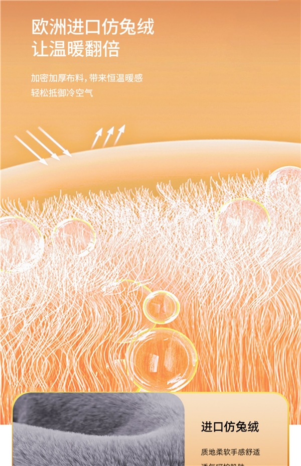 充电8分钟温暖一整夜 仿兔绒智能防爆暖水袋12.9元 - v2ra小站