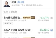 “公募一哥”张坤直呼以买房心态来投资股票 近一周排名倒数第一 - v2ra小站