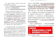 特斯拉起诉网红索赔500万元胜诉：“蔡老板”公开道歉 赔偿10万元 - v2ra小站