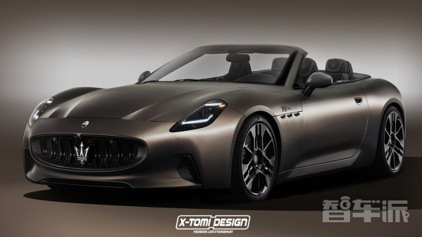 玛莎拉蒂GranCabrio渲染图曝光 新车将于2023年发布 - v2ra小站