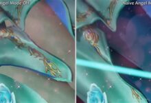 《猎天使魔女3》防走光模式与正常画面对比 贝姐衣服穿回去了 - v2ra小站