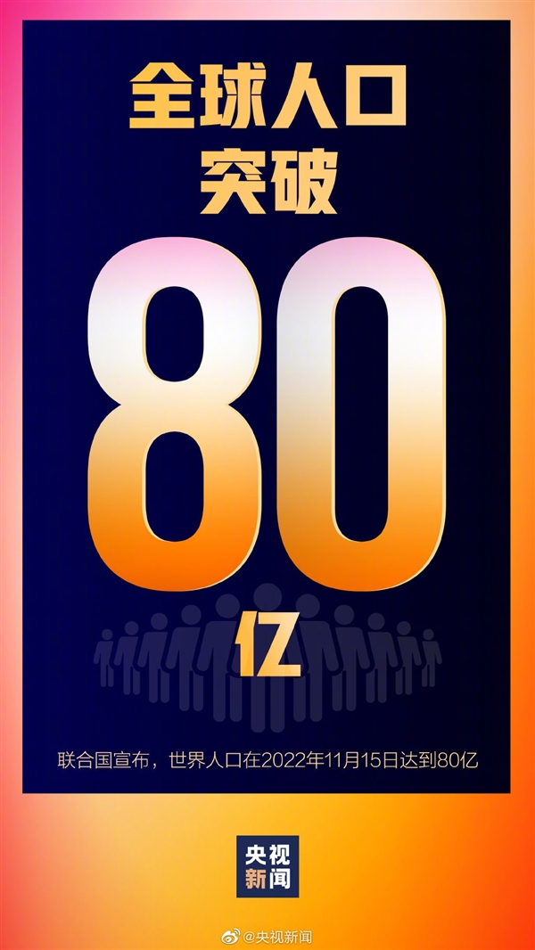 联合国正式宣布全球人口达到80亿：预计2037年达到90亿 - v2ra小站