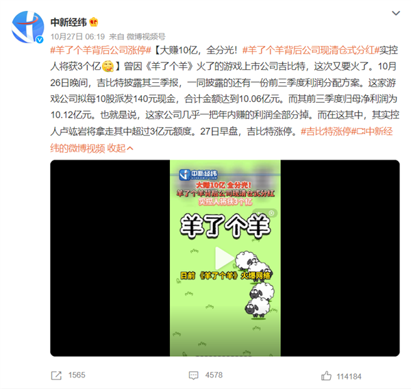 背后公司分红10亿!《羊了个羊》就这么赚钱?真相你想不到 - v2ra小站