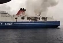 印尼一载有271人的渡轮起火 渡轮内部起火视频流出 - v2ra小站