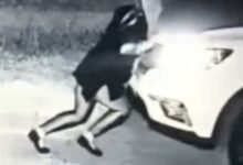 山东女子忘拉手刹致溜车 竟徒手将车推了回去 - v2ra小站