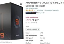 AMD Zen4锐龙9 7900X价格史低!12核心累计掉价20% - v2ra小站