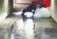 又是单踏板惹祸 极氪001地下车库失控撞墙:轮胎冒出浓烟 - v2ra小站