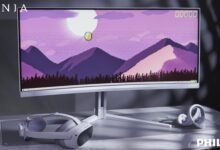 飞利浦EVNIA首款游戏显示器将至：34寸Mini LED曲屏、165Hz高刷 - v2ra小站