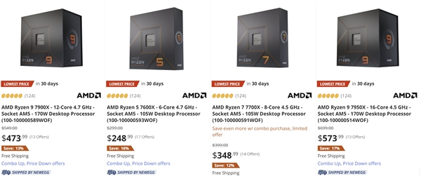 AMD蚌埠住了!Zen4锐龙7000全球大降价 - v2ra小站