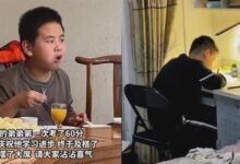 男孩考试进步到60分爸爸摆席 靠挑灯夜读努力换来：网友点赞 - v2ra小站