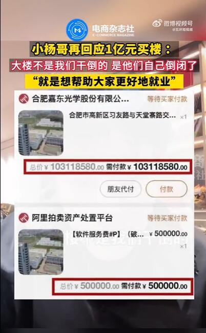 1亿买楼不算啥!盘点疯狂小杨哥商业版图:控制10几家企业 妥妥富豪 - v2ra小站