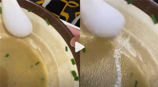 男生吃麻辣烫碗边抠出污垢 网友看吐：塑料餐具你还敢用吗？ - v2ra小站