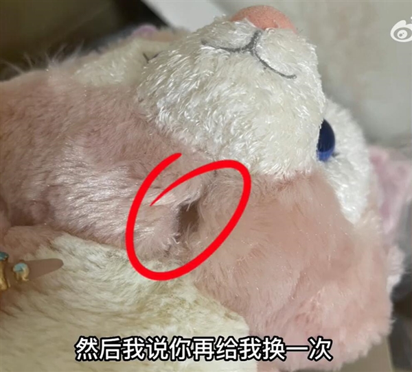 网友排队60多天才抢到的玲娜贝儿玩偶嘴歪眼斜 迪士尼不给换 - v2ra小站