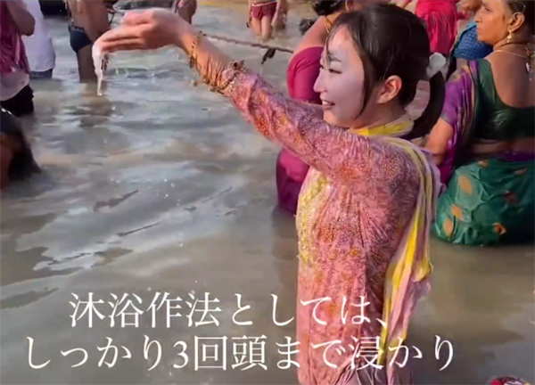 不信邪 日本网红模仿当地人下恒河:上岸一小时后出现不适 - v2ra小站