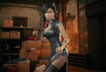 《最终幻想7：重制版》官方公开蒂法设定图：旗袍+丸子头 - v2ra小站