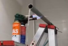 男子被封单位7天自制加热洗澡神器：双喷火枪头 效果很好 - v2ra小站