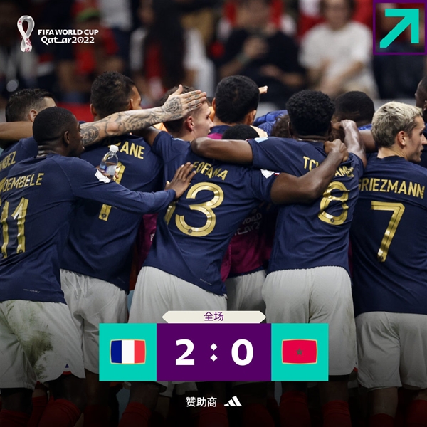 法国2-0摩洛哥 决赛战阿根廷!网友发现规律:姆巴佩进球就不会输 - v2ra小站