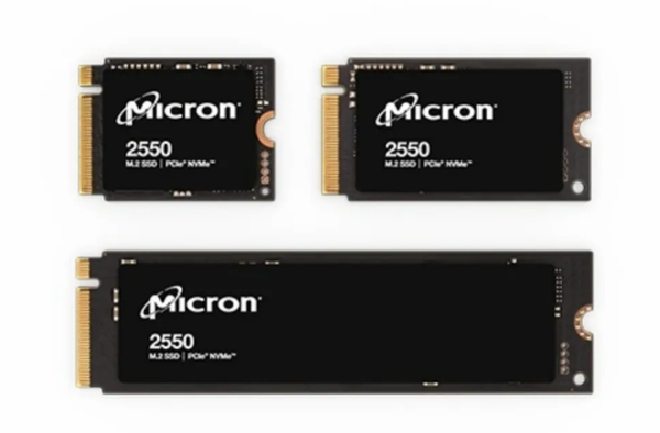 最高1TB!美光推出消费级2550 NVMe SSD 速度大提升 - v2ra小站