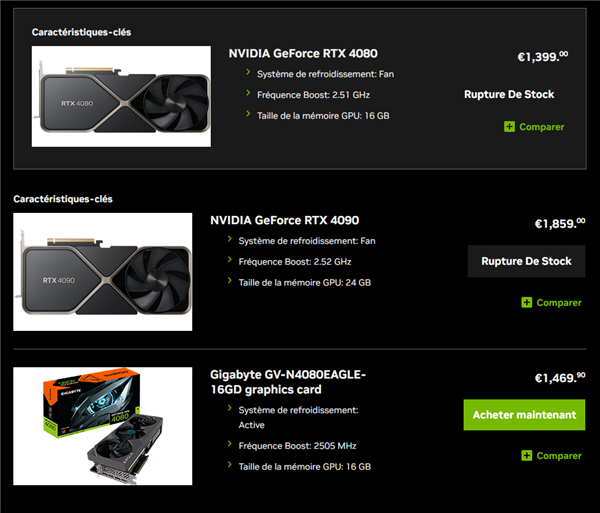 白高兴了 RTX 4090/4080降价、破发非NVIDIA本意：汇率变化 - v2ra小站
