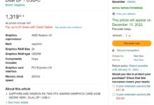 4080不用降价了?海外提前上架AMD RX 7900 XTX:售价快过万 - v2ra小站