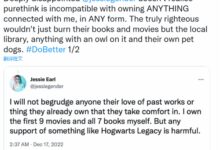 《霍格沃茨之遗》因JK罗琳遭抵制 作者回应:正直的人会把书和电影一起烧了 - v2ra小站