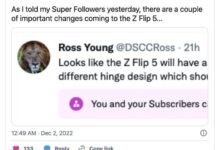 三星Galaxy Z Flip5曝光:更大副屏、更少折痕 - v2ra小站