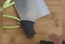 一男子网购张小泉菜刀切蒜苔刀柄断裂：险被扎脚 - v2ra小站