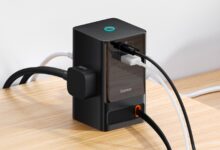 自带USB-C拉伸线！倍思推出新款65W快充插线板 259元 - v2ra小站