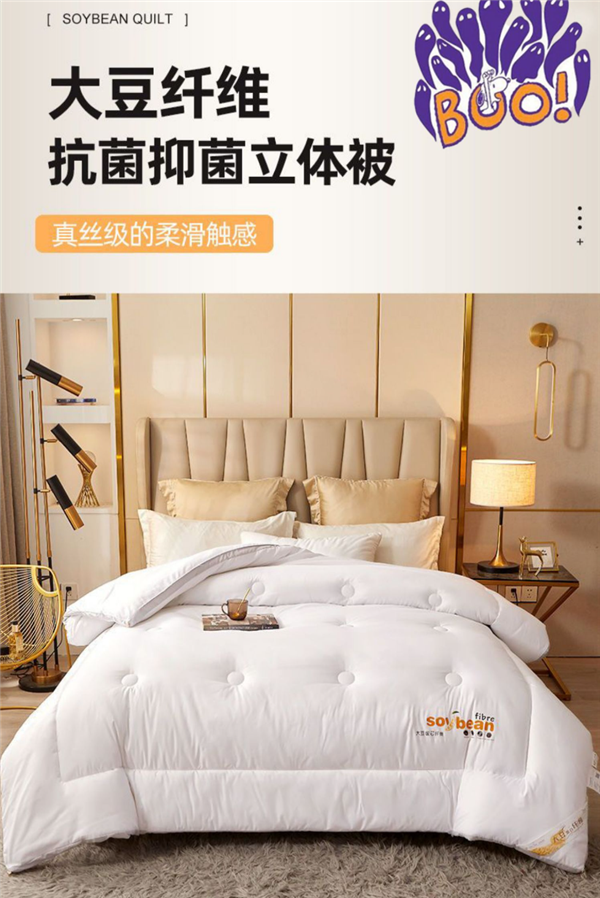 保暖还抗菌:史努比10斤大豆纤维被 99 元(300元大额优惠) - v2ra小站