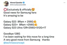 三星Galaxy S23系列参数泄露:顶配12GB+1TB - v2ra小站