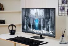 43英寸Mini-LED 144Hz高刷屏：三星宣布奥德赛Neo G7显示器进军全球市场 - v2ra小站