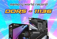 7999元的技嘉Z790主板发威 DDR5内存超频冲破11136MHz:世界第一 - v2ra小站