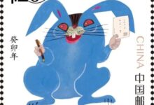 兔年邮票为啥是蓝色兔子？设计者女儿说出真相 - v2ra小站