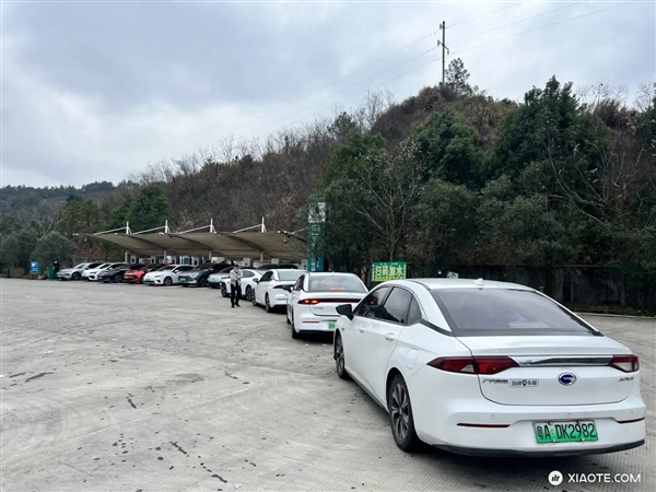 开电动车返乡要三思 网友晒高速服务区充电现状：已排成长队 - v2ra小站