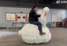 自制兔子烟雾加湿器 手工耿出新作：边骑边喷还能放音乐 - v2ra小站