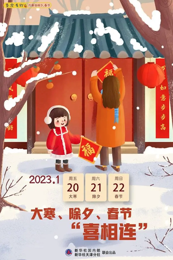 大寒、除夕、春节“喜相连”！专家：本世纪100年中仅有五次 - v2ra小站