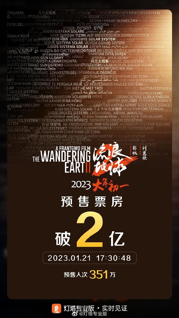 《流浪地球2》预售票房破2亿！春节档七部新片扎堆 你看好谁 - v2ra小站