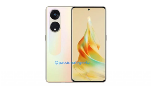 神似华为P50！OPPO Reno 8T外观曝光：椭圆双环、配流光彩带 - v2ra小站